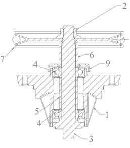 Spindle Diagram and Parts List for XT1-LT46KH (13APA9TTA10)(2023) Cub Cadet Lawn Tractor